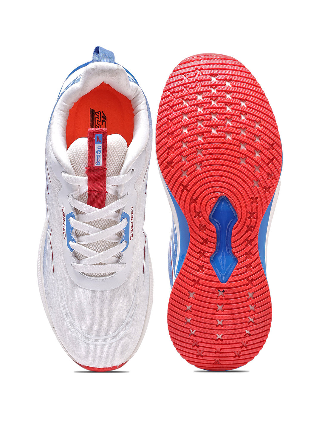 Action Athleo TURBO-1501 Men's Lace-Up Sports Running Shoes