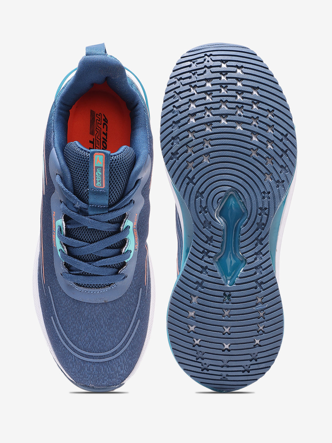 Action Athleo TURBO-1501 Men's Lace-Up Sports Running Shoes