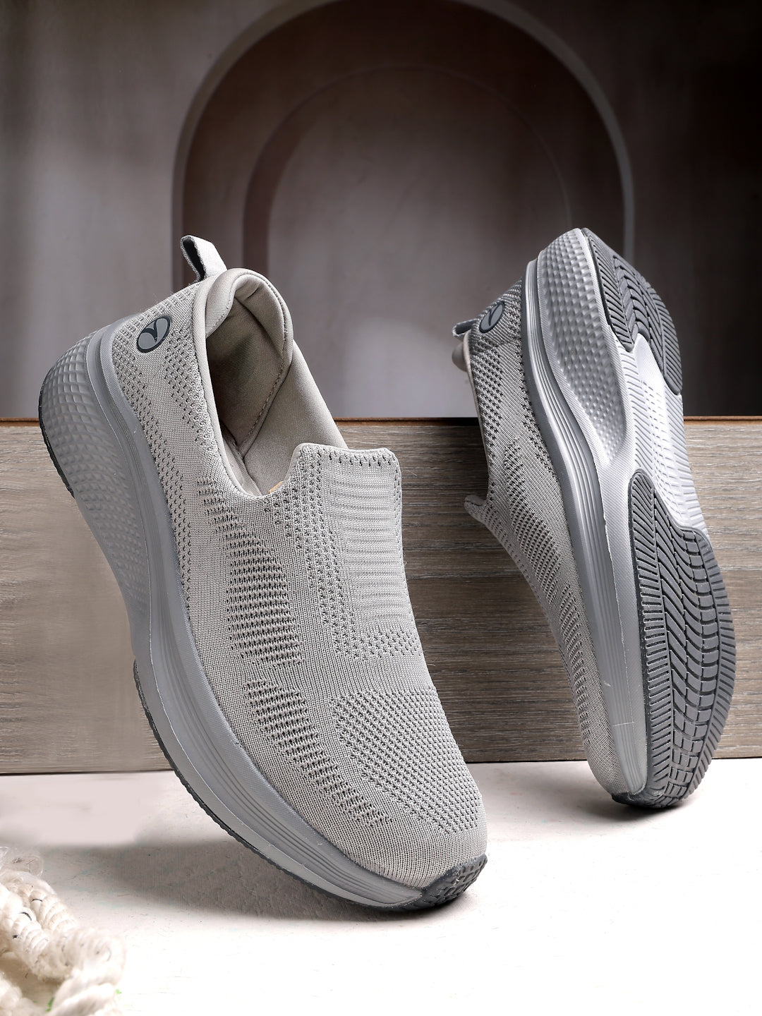 Action Athleo WALKER-152 Men's Slip-On Sports Walking Shoe