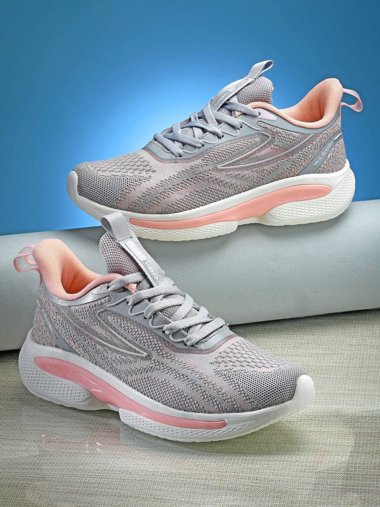 Action Athleo KIA-401 Women's Lace-Up Sports Running Shoes