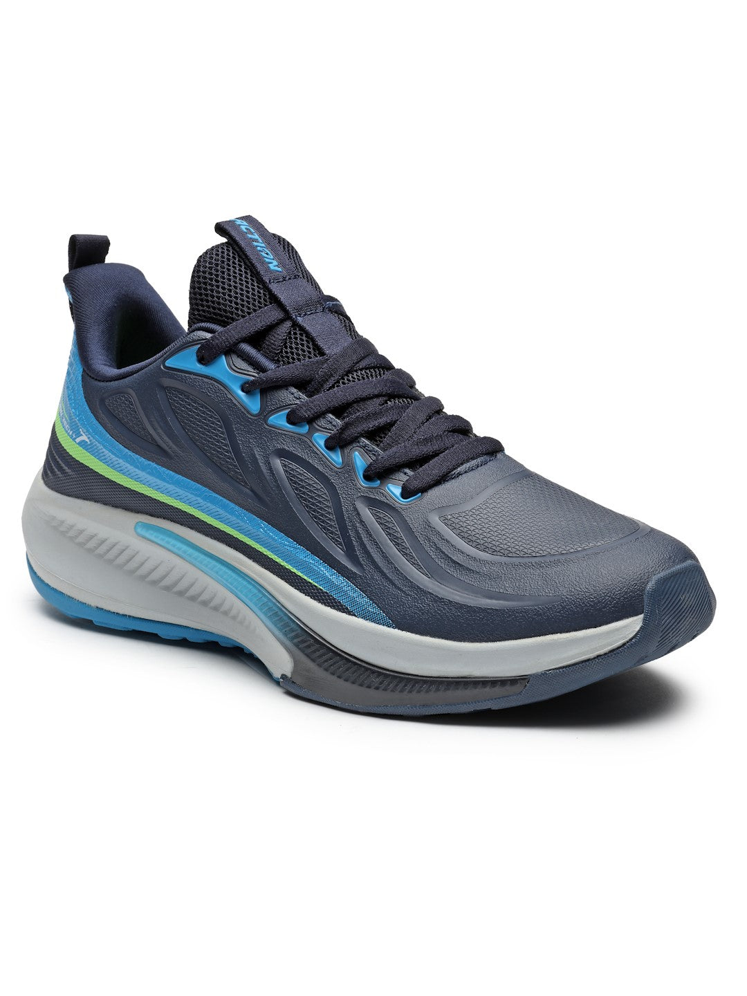 Action Athleo TURBO-2101 Men's Lace-Up Sports Running Shoes