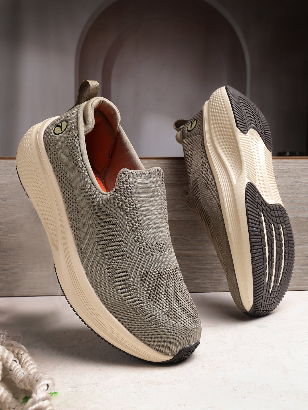 Action Athleo WALKER-152 Men's Slip-On Sports Walking Shoe