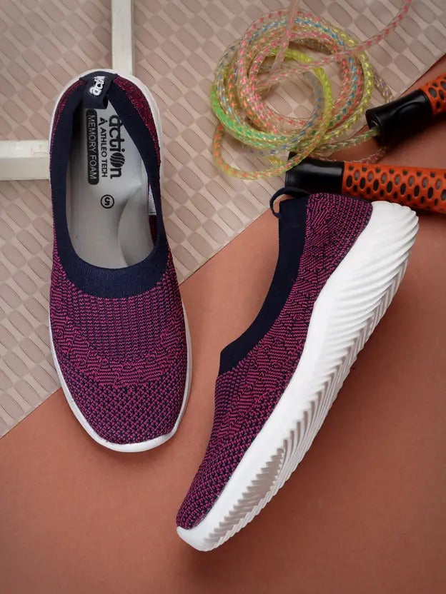 Action Athleo ATL-812 Women's Slip-On Sports Running Shoes