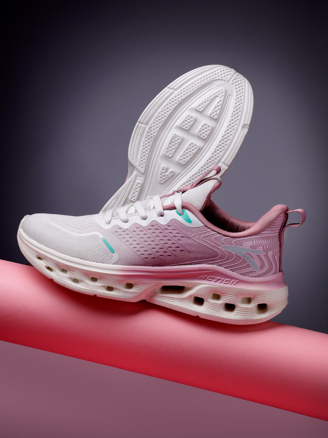 Action Athleo KIA-212 Women's Lace-Up Sports Running Shoes