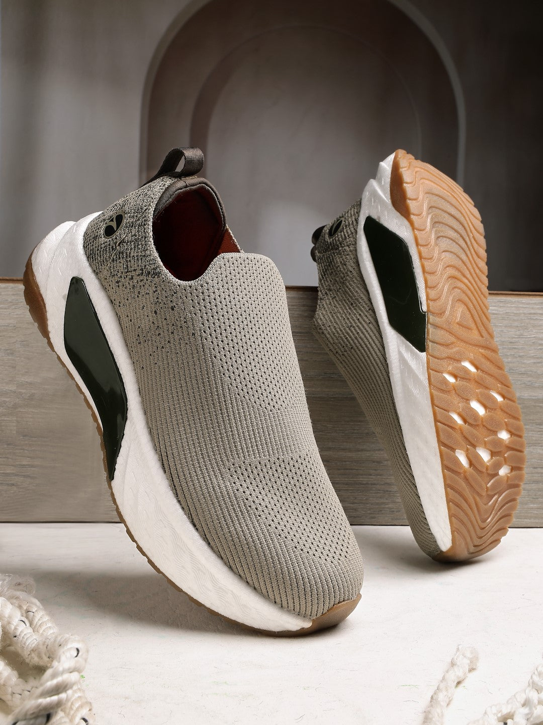 Action Athleo TURBO-511 Men's Slip-On Sports Walking Shoe