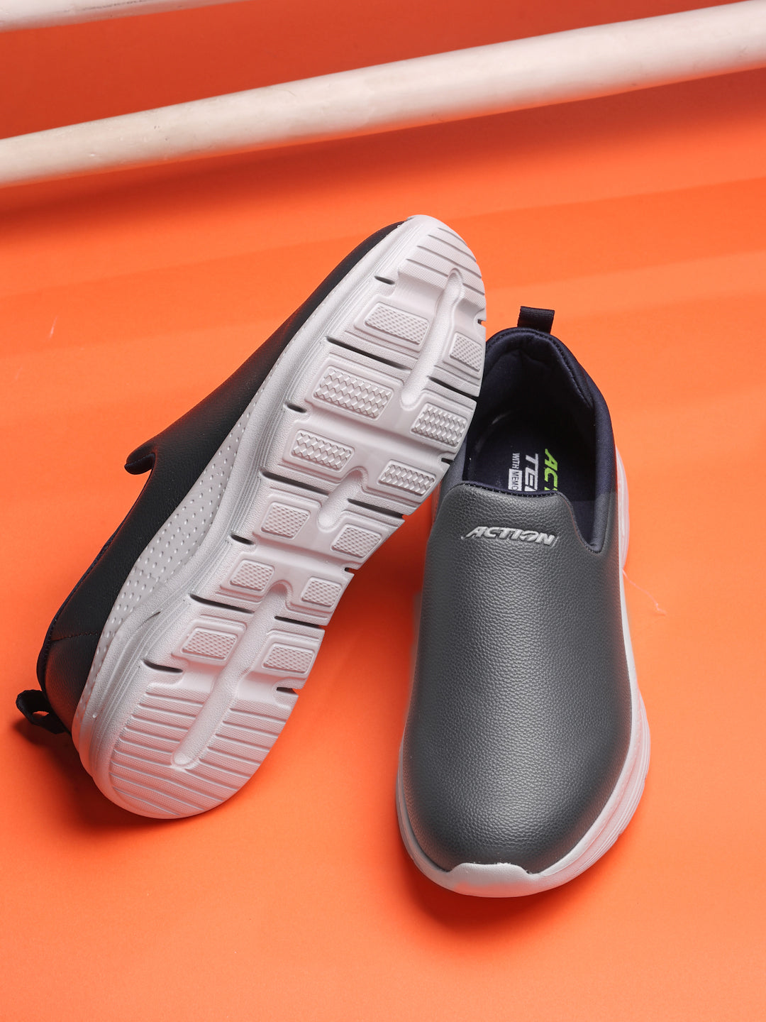 Action Athleo WALKER-156 Breathable Flexible Lightweight Comfortable Slip-On Sports Walking Shoes For Men