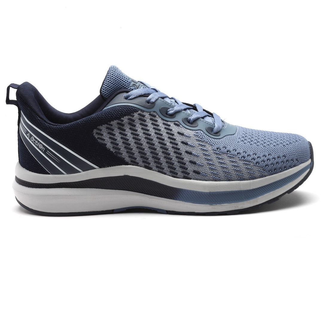 Action Athleo BULLET-778 Men's Lace-Up Sports Running Shoes