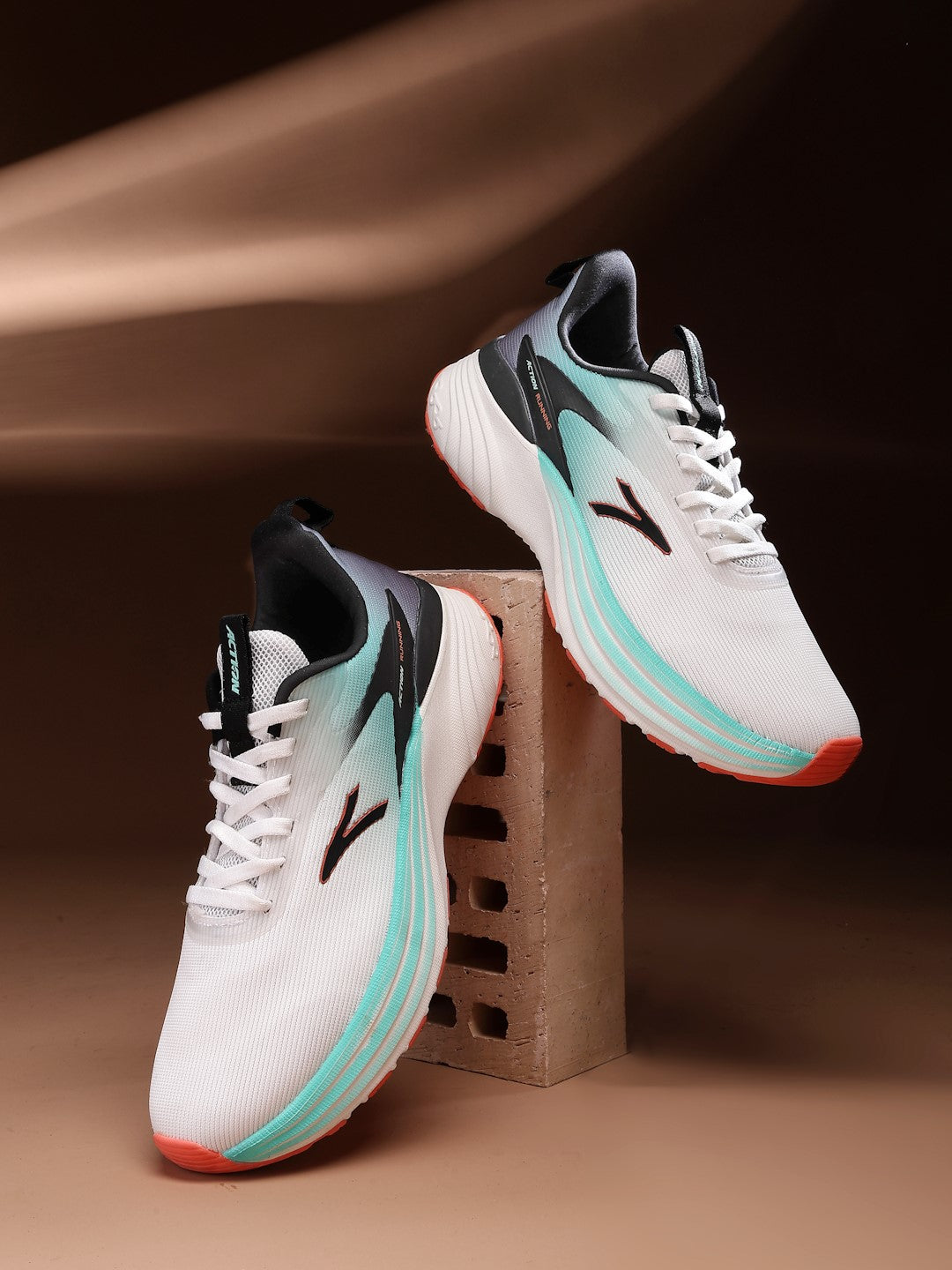 Action Athleo BULLET-244 Men's Lace-Up Sports Running Shoes