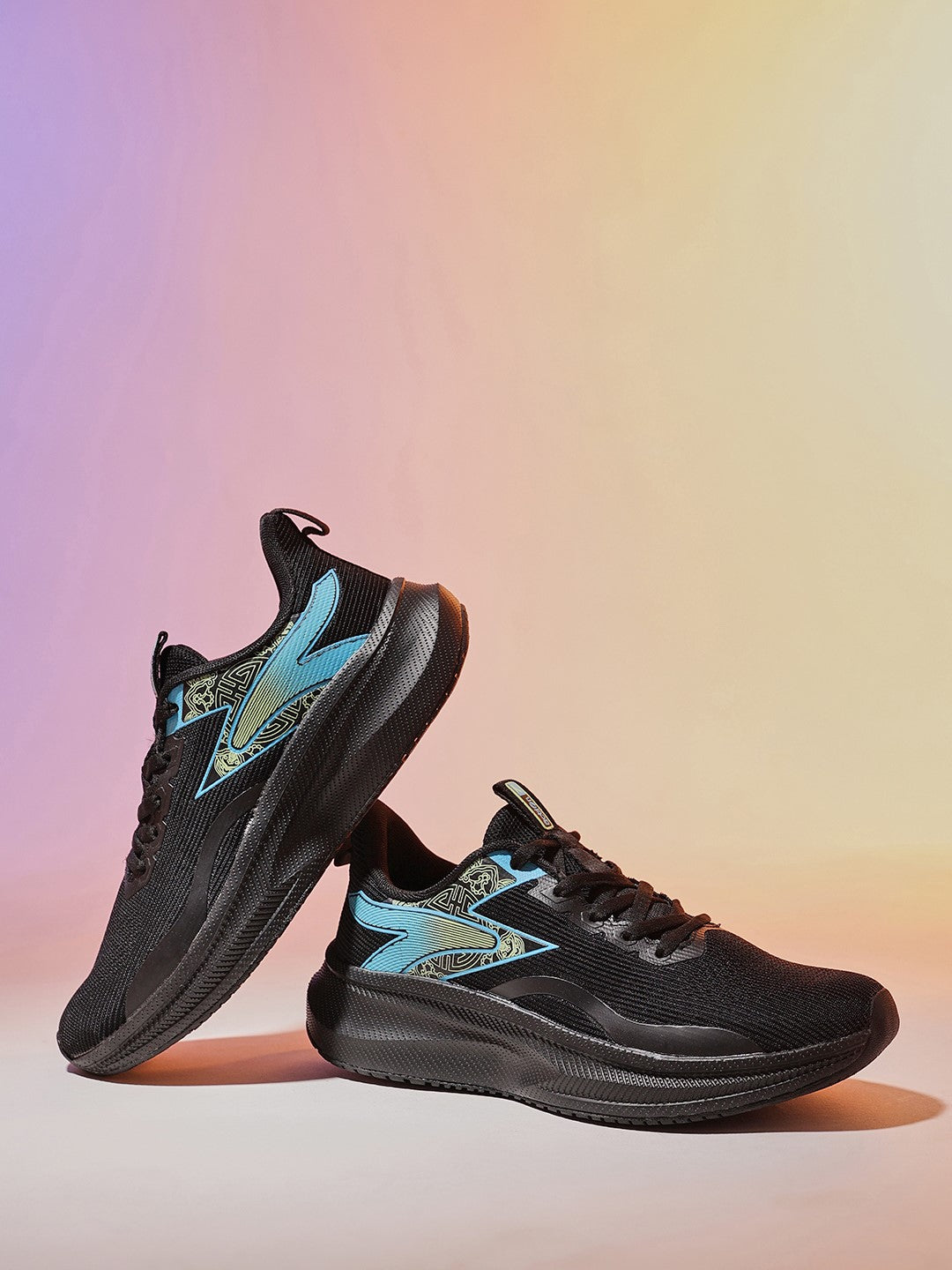 Action BULLET-232-BLACK Men Sports Shoes – MICRO INDUSTRIAL CORPORATION