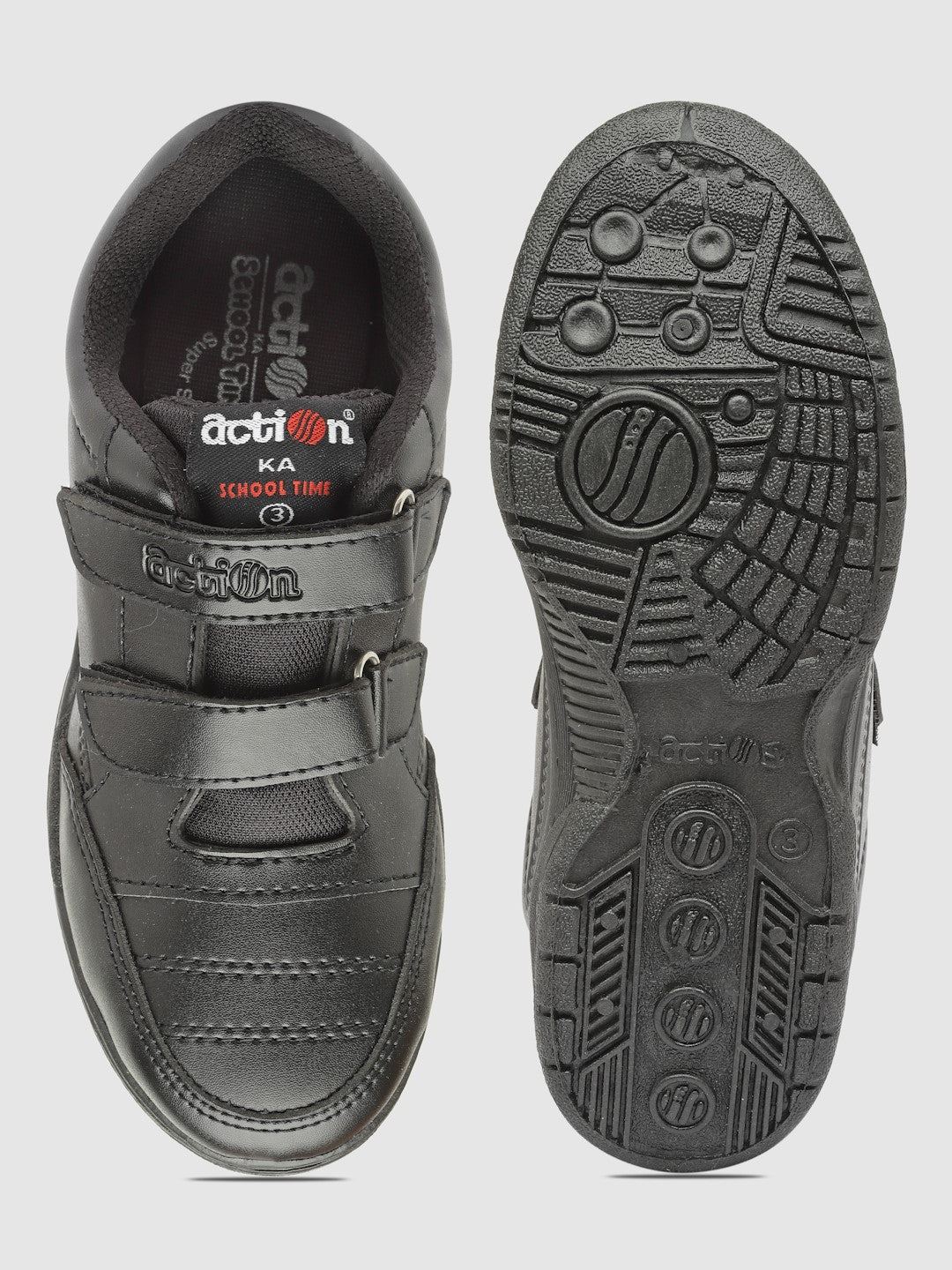 Action A-1260 Kid's Velcro Casual School Shoes