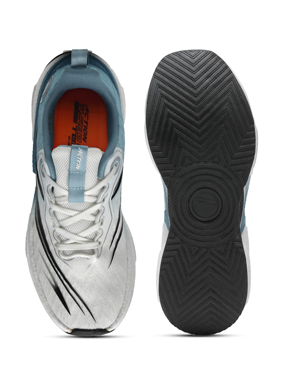 Action TURBO-2501-BLACK Men Sports Shoes