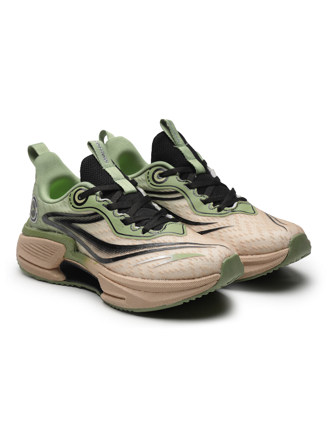Action TURBO-2501-BLACK Men Sports Shoes