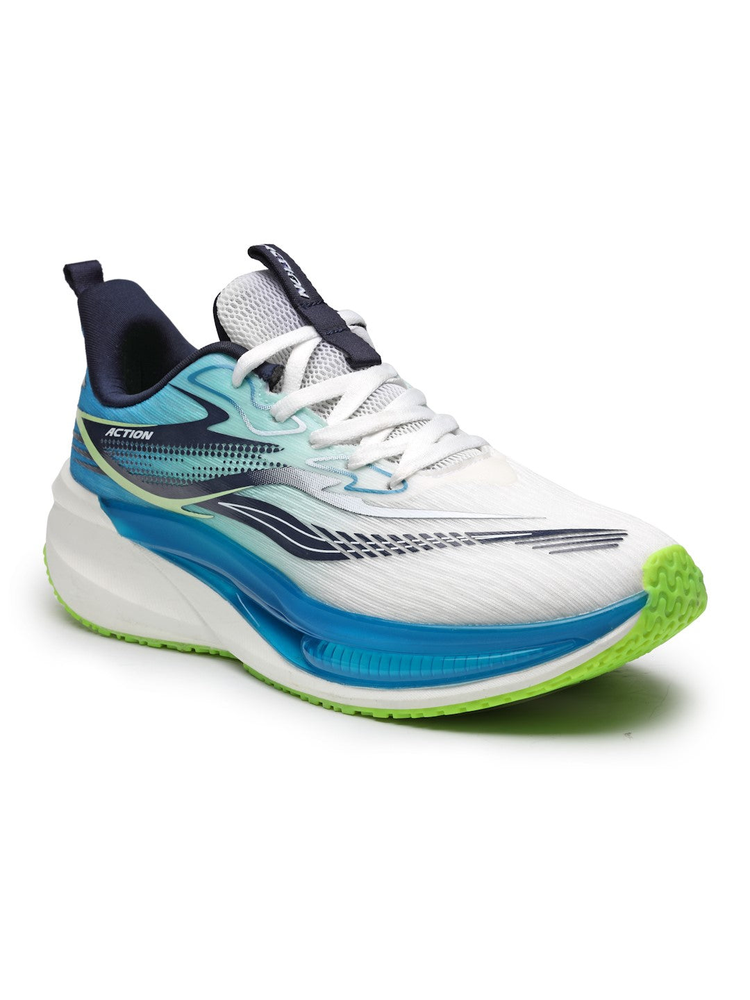 Action Athleo TURBO-2401 Men's Lace-Up Sports Running Shoes