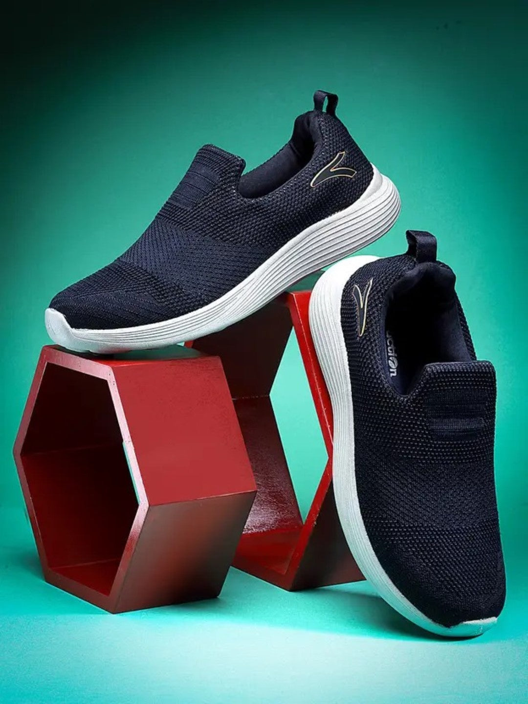Action Athleo WALKER-116 Men's Slip-On Sports Walking Shoe