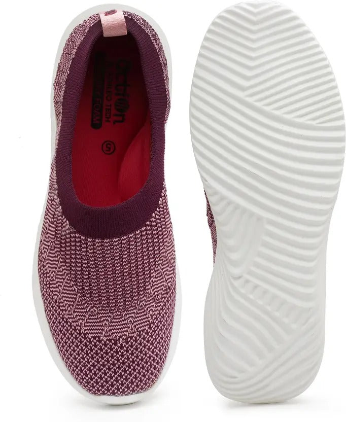 Action Athleo ATL-812 Women's Slip-On Sports Running Shoes