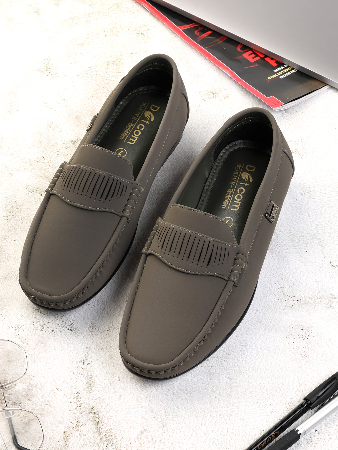 Action DRIVE-107 Men's Slip-On Casual Loafers
