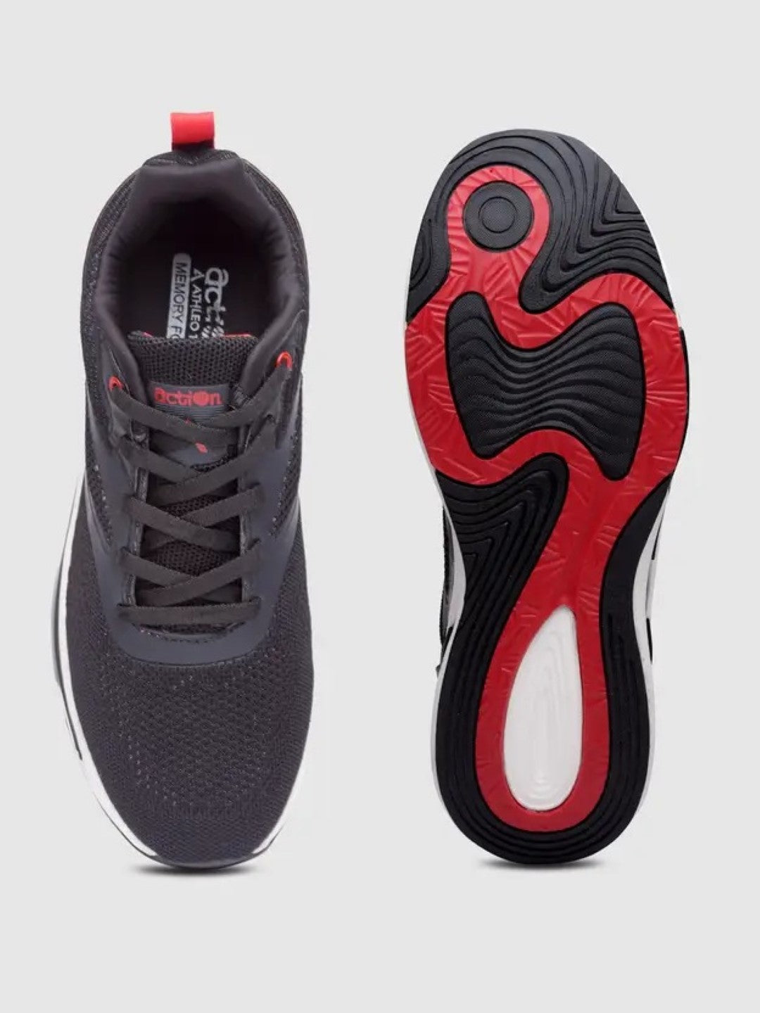 Action Athleo ATG-704 Men's Lace-Up Sports Running Shoes