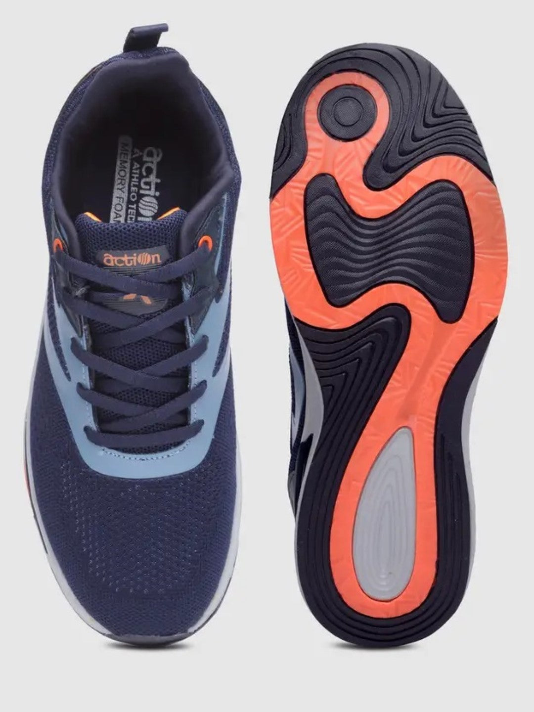 Action Athleo ATG-704 Men's Lace-Up Sports Running Shoes