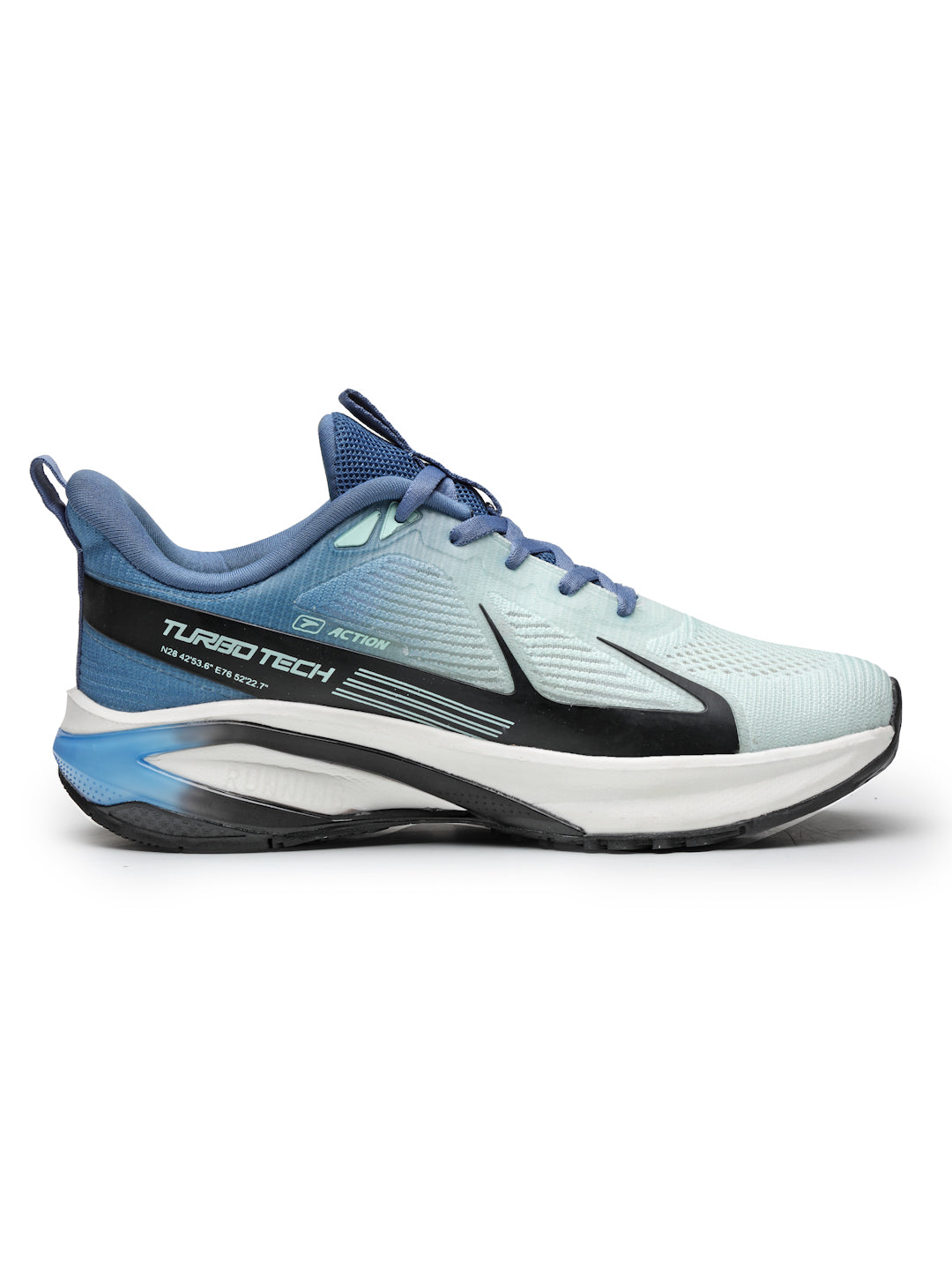 Action Athleo NITRO-1004 Men's Lace-Up Sports Running Shoes
