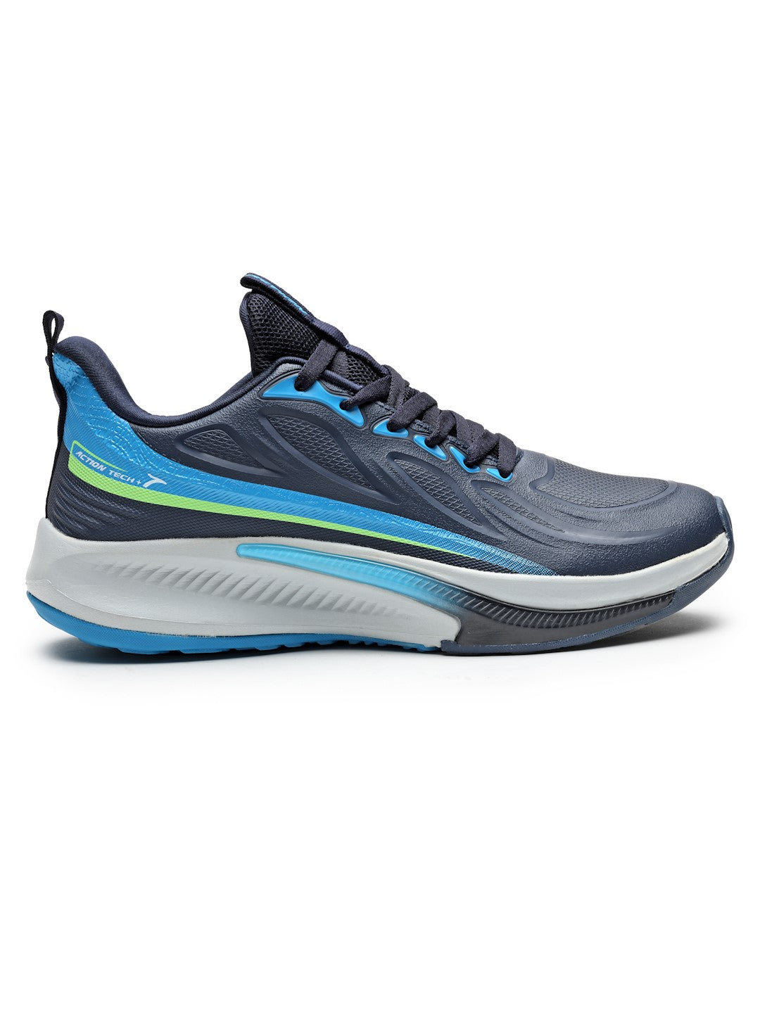 Action Athleo TURBO-2101 Men's Lace-Up Sports Running Shoes
