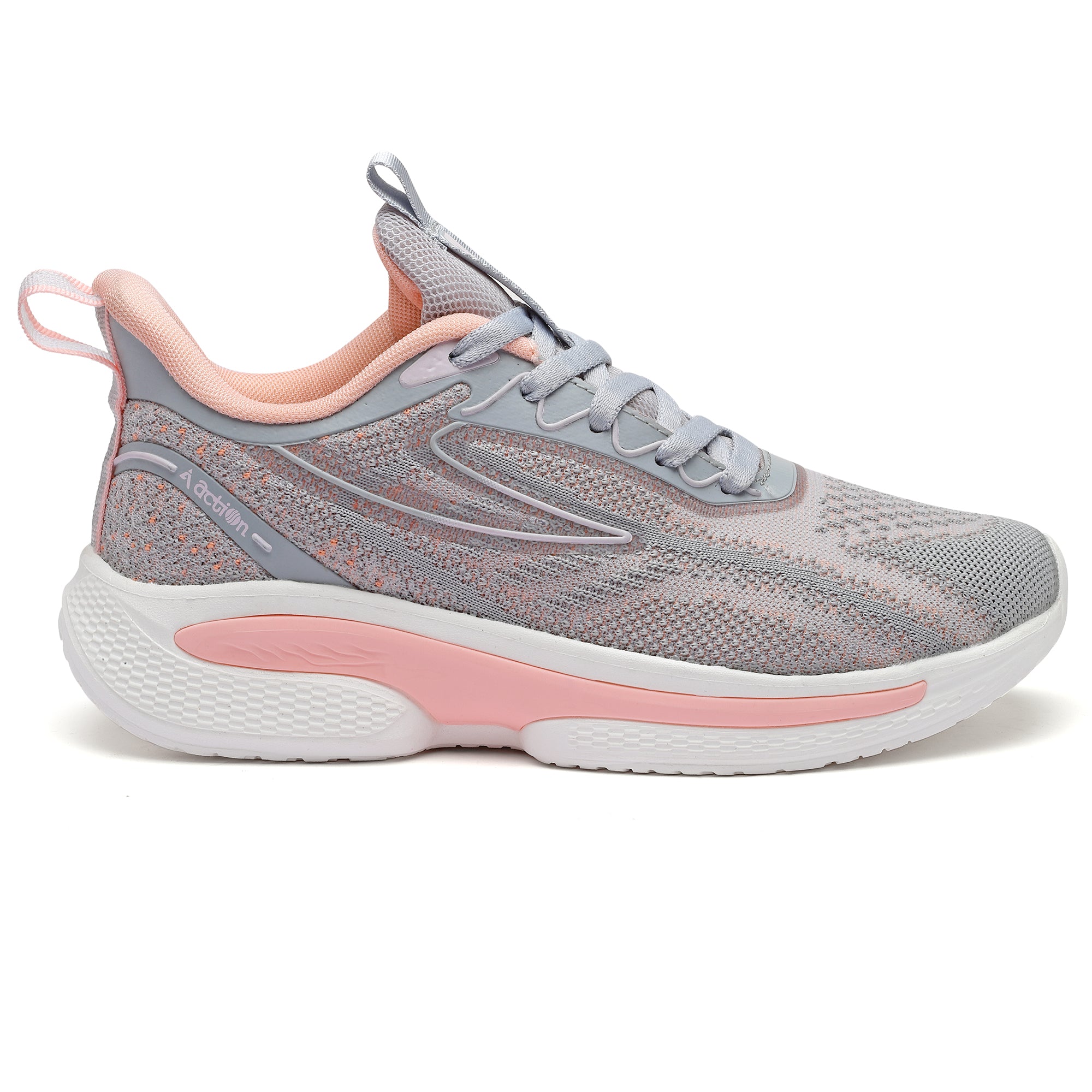 Action Athleo KIA-401 Women's Lace-Up Sports Running Shoes