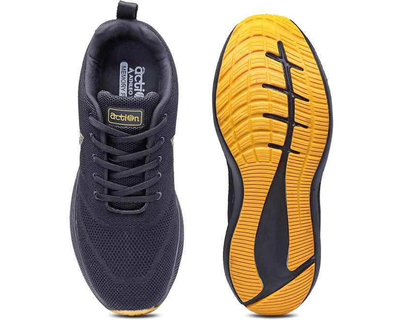 Action Athleo ATG-496 Men's Lace-Up Sports Running Shoes