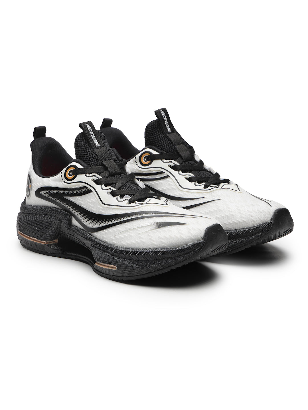 Action Athleo TURBO-2501 Breathable Flexible Lightweight Comfortable Sports Lace-Up Running Shoes For Men