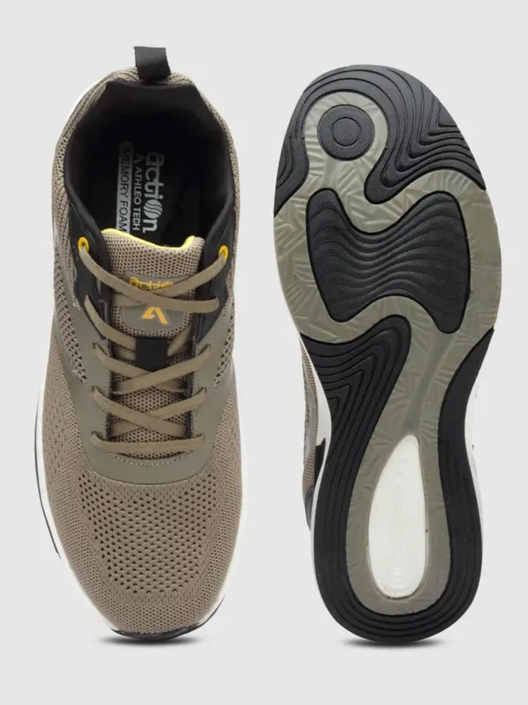 Action Athleo ATG-704 Men's Lace-Up Sports Running Shoes