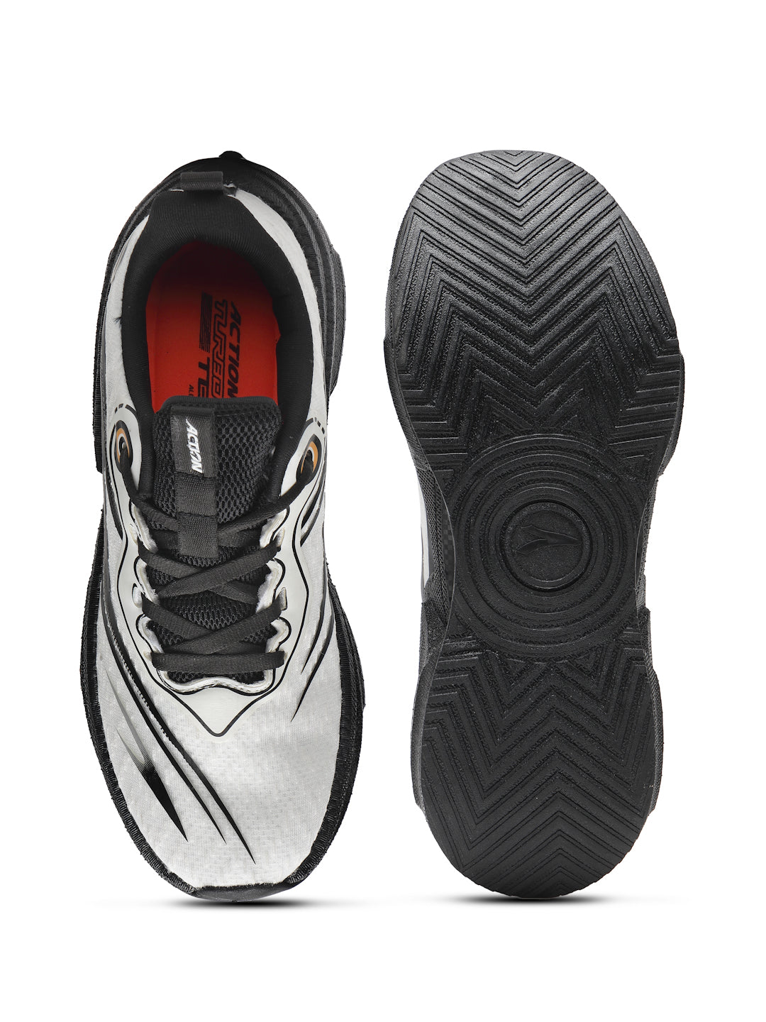 Action Athleo TURBO-2501 Breathable Flexible Lightweight Comfortable Sports Lace-Up Running Shoes For Men