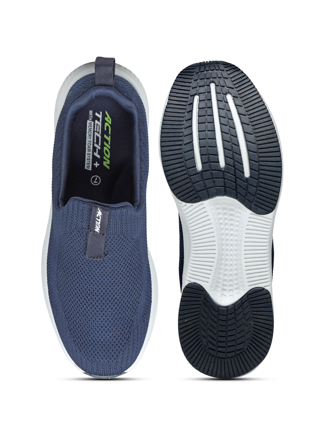 Action Athleo WALKER-155 Breathable Flexible Lightweight Comfortable Slip-On Sports Walking Shoes For Men
