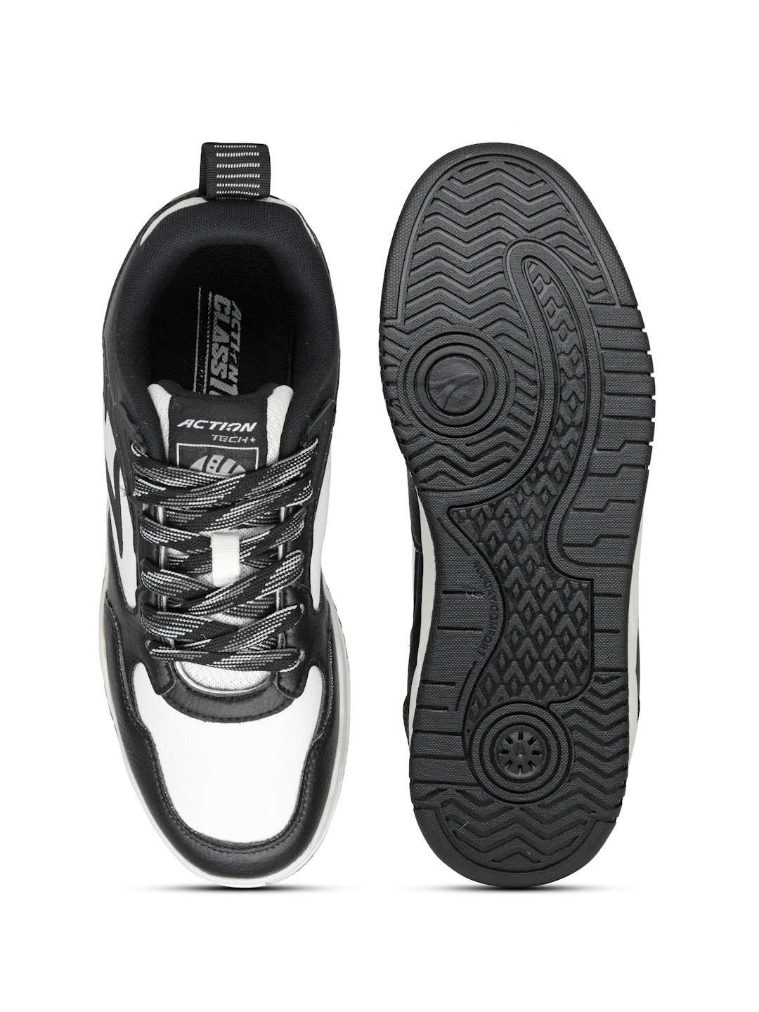 Action SNKR-2002 Trendy Comfortable Durable Breathable Lace-Up Casual Sneakers For Men