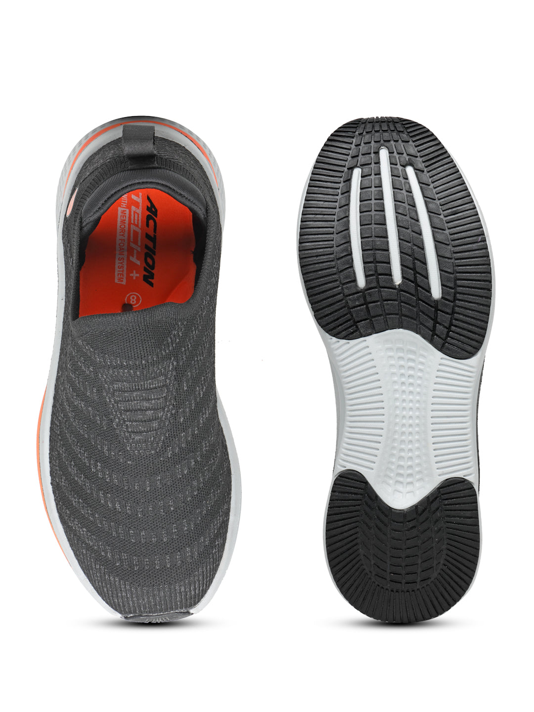 Action Athleo WALKER-1003 Men's Slip-On Sports Walking Shoe
