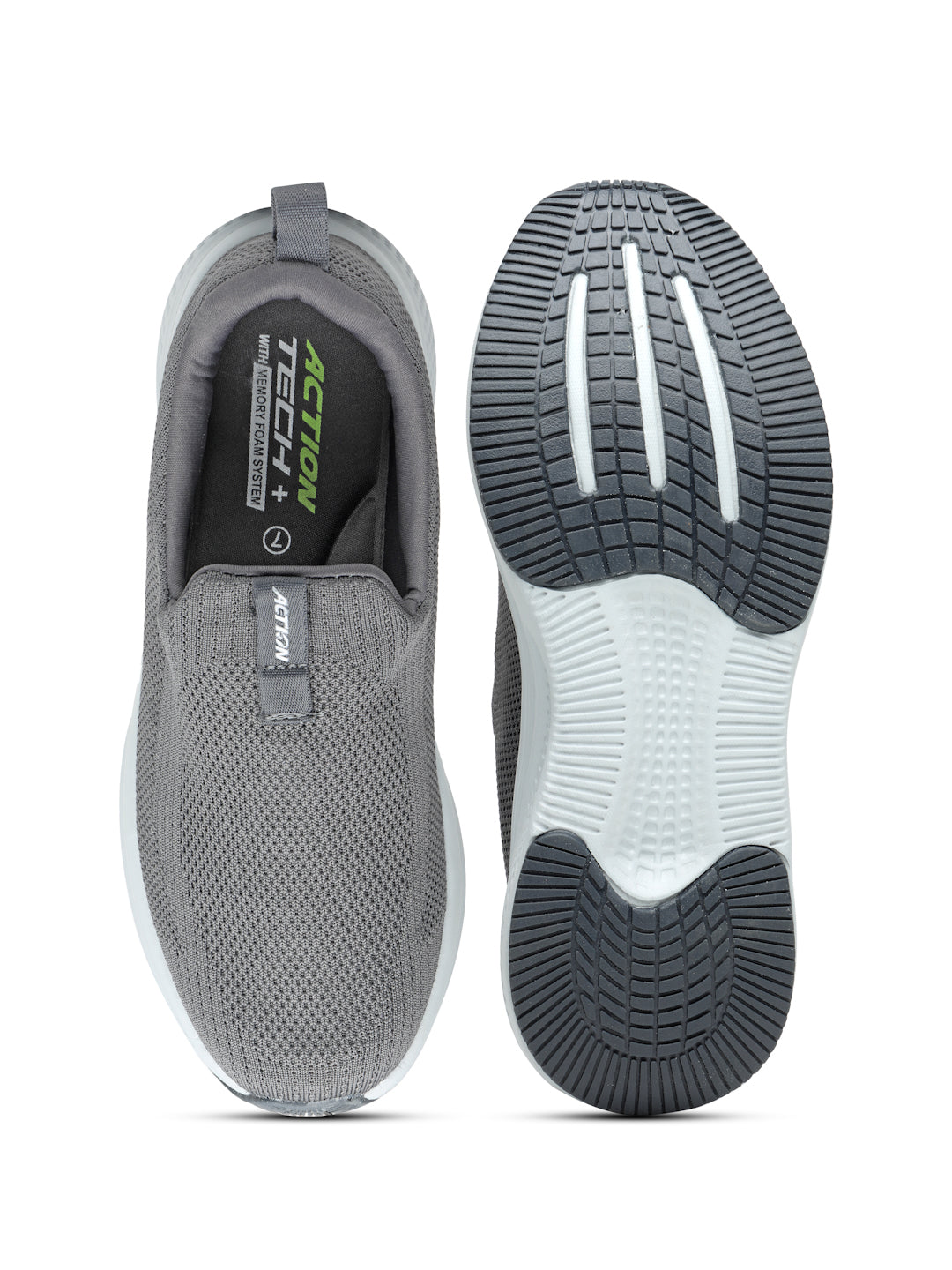 Action Athleo WALKER-155 Breathable Flexible Lightweight Comfortable Slip-On Sports Walking Shoes For Men