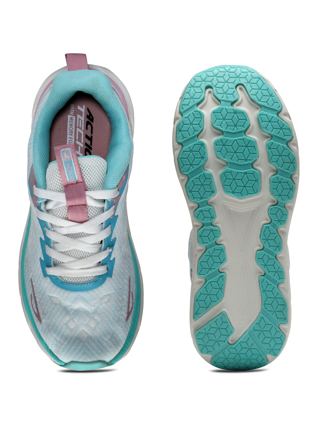 Action Athleo KIA-208 Women's Lace-Up Sports Running Shoes