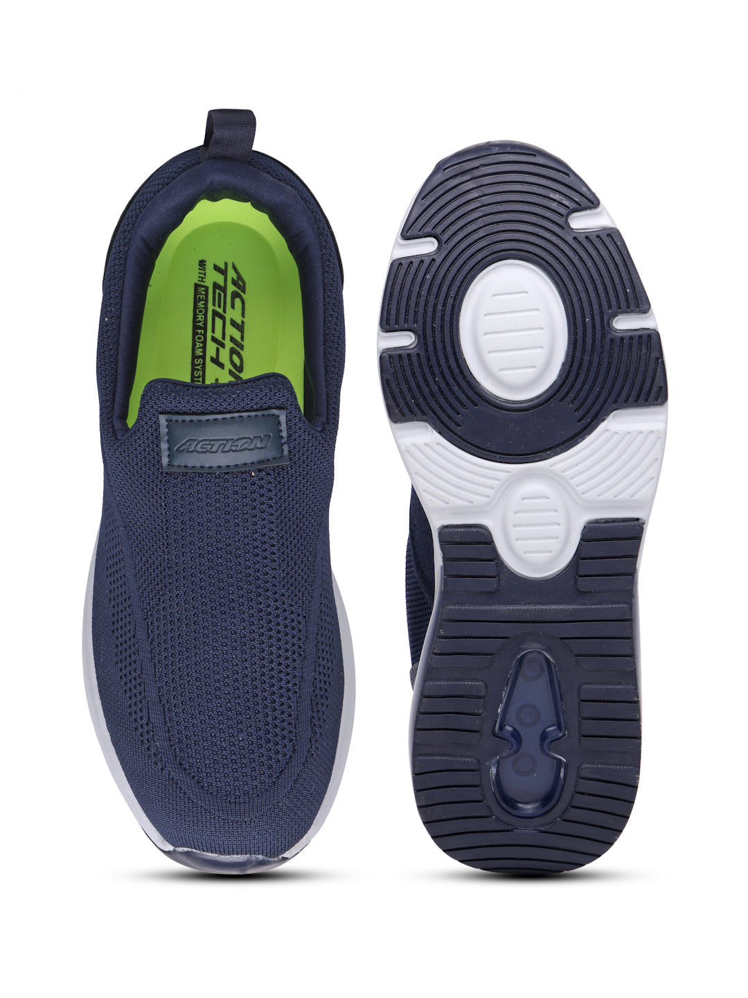 Action Athleo WALKER-153 Breathable Flexible Lightweight Comfortable Slip-On Sports Walking Shoes For Men