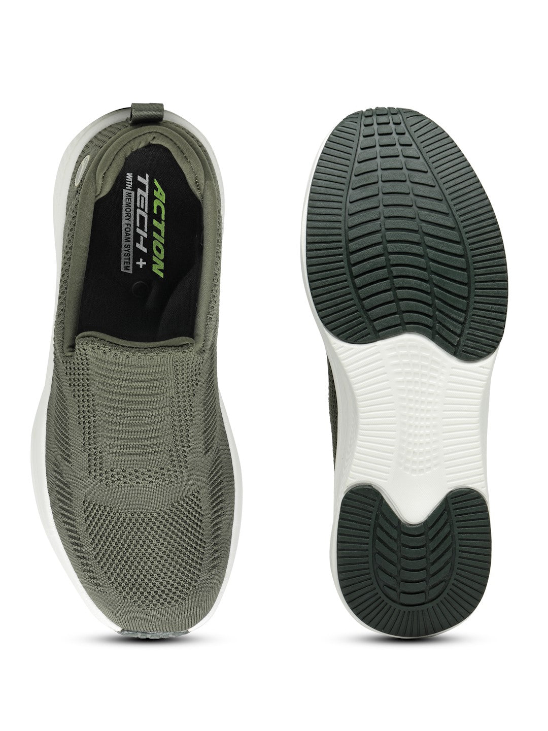 Action Athleo WALKER-152 Men's Slip-On Sports Walking Shoe