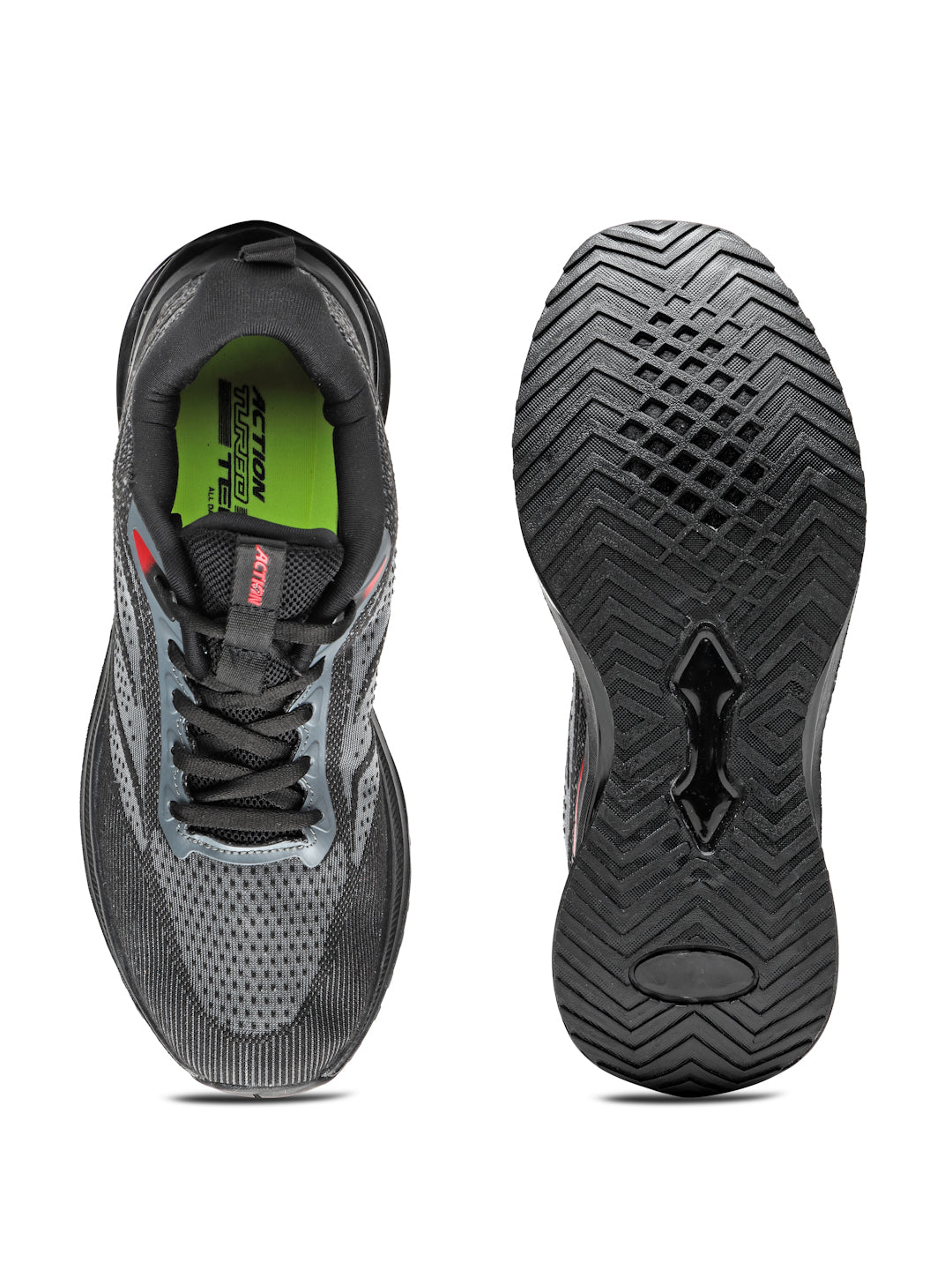 Action Athleo TURBO-1521 Men's Lace-Up Sports Running Shoes