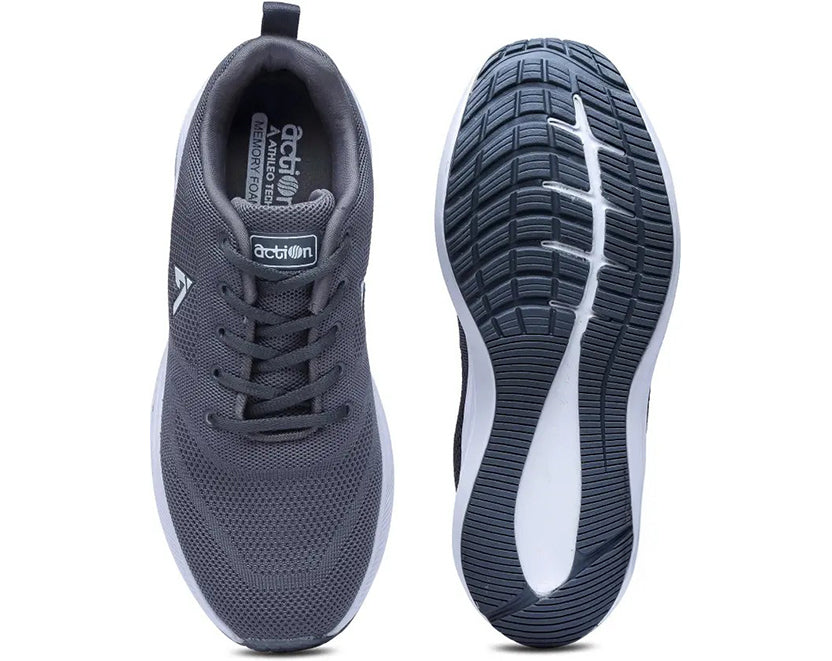 Action Athleo ATG-496 Men's Lace-Up Sports Running Shoes