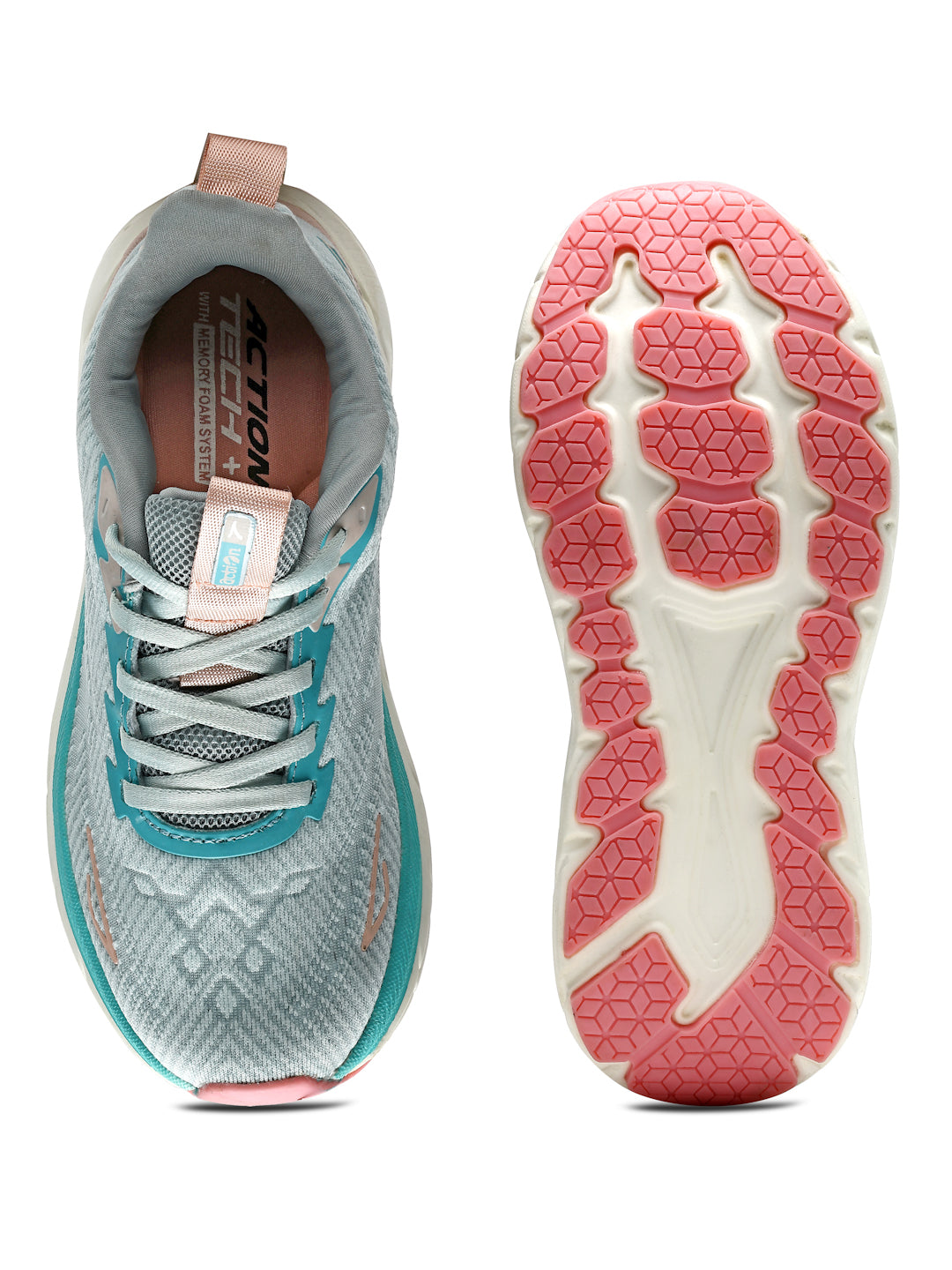 Action Athleo KIA-208 Women's Lace-Up Sports Running Shoes