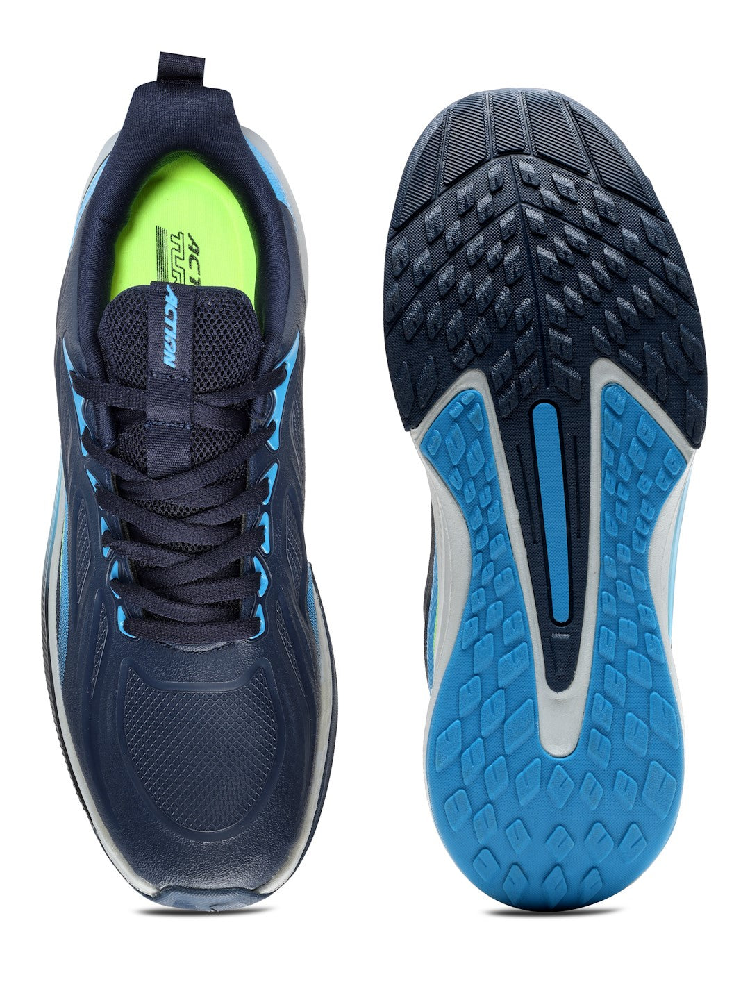 Action Athleo TURBO-2101 Men's Lace-Up Sports Running Shoes