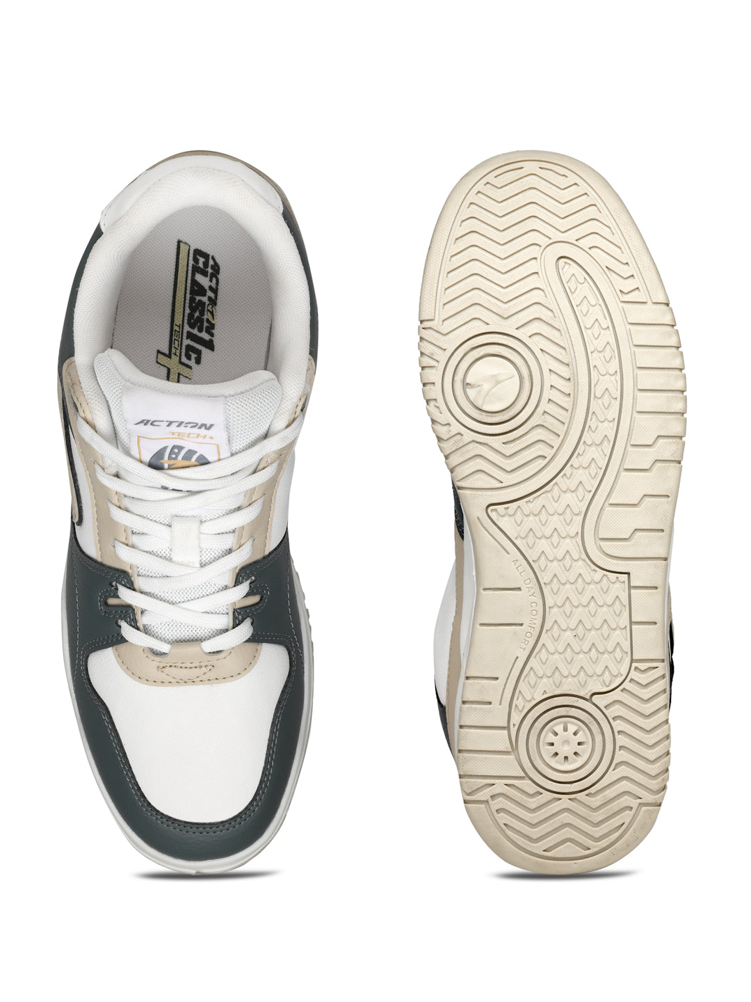 Action SNKR 2001 Men's Lace-Up Casual Sneakers