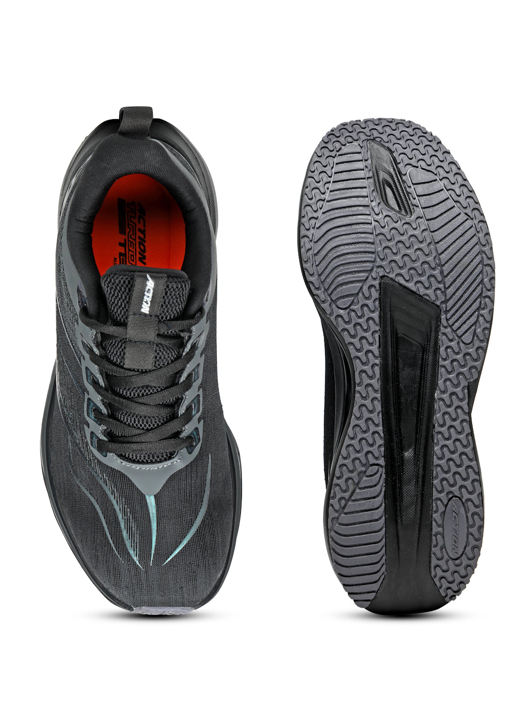 Action Athleo TURBO-2411 Men's Lace-Up Sports Running Shoes