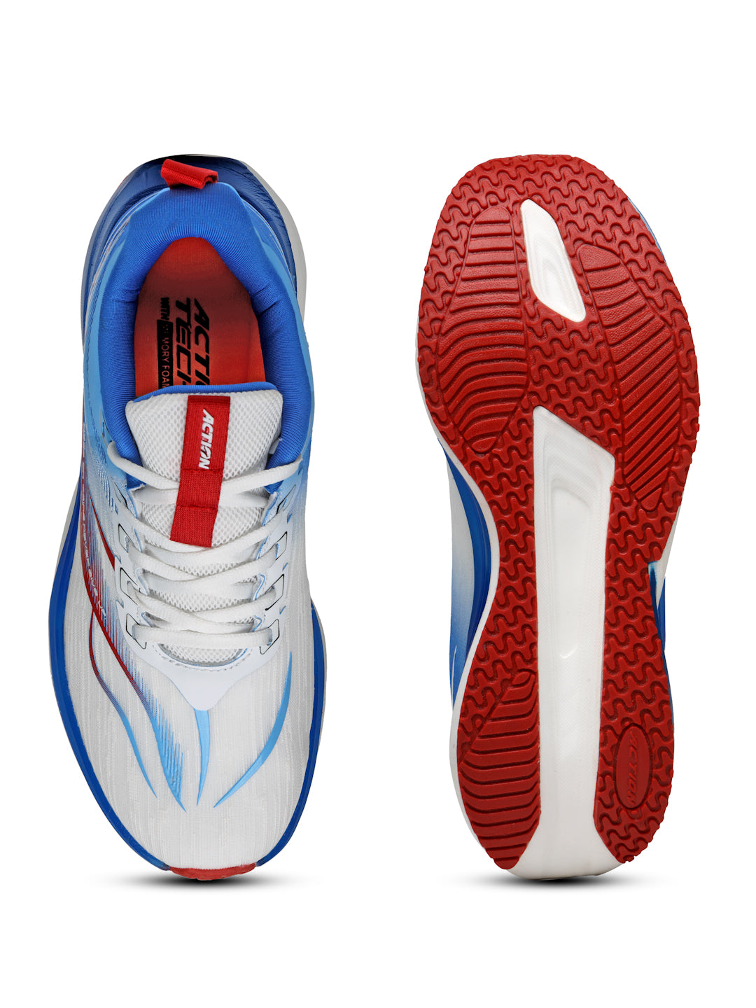 Action Athleo TURBO-2411 Men's Lace-Up Sports Running Shoes