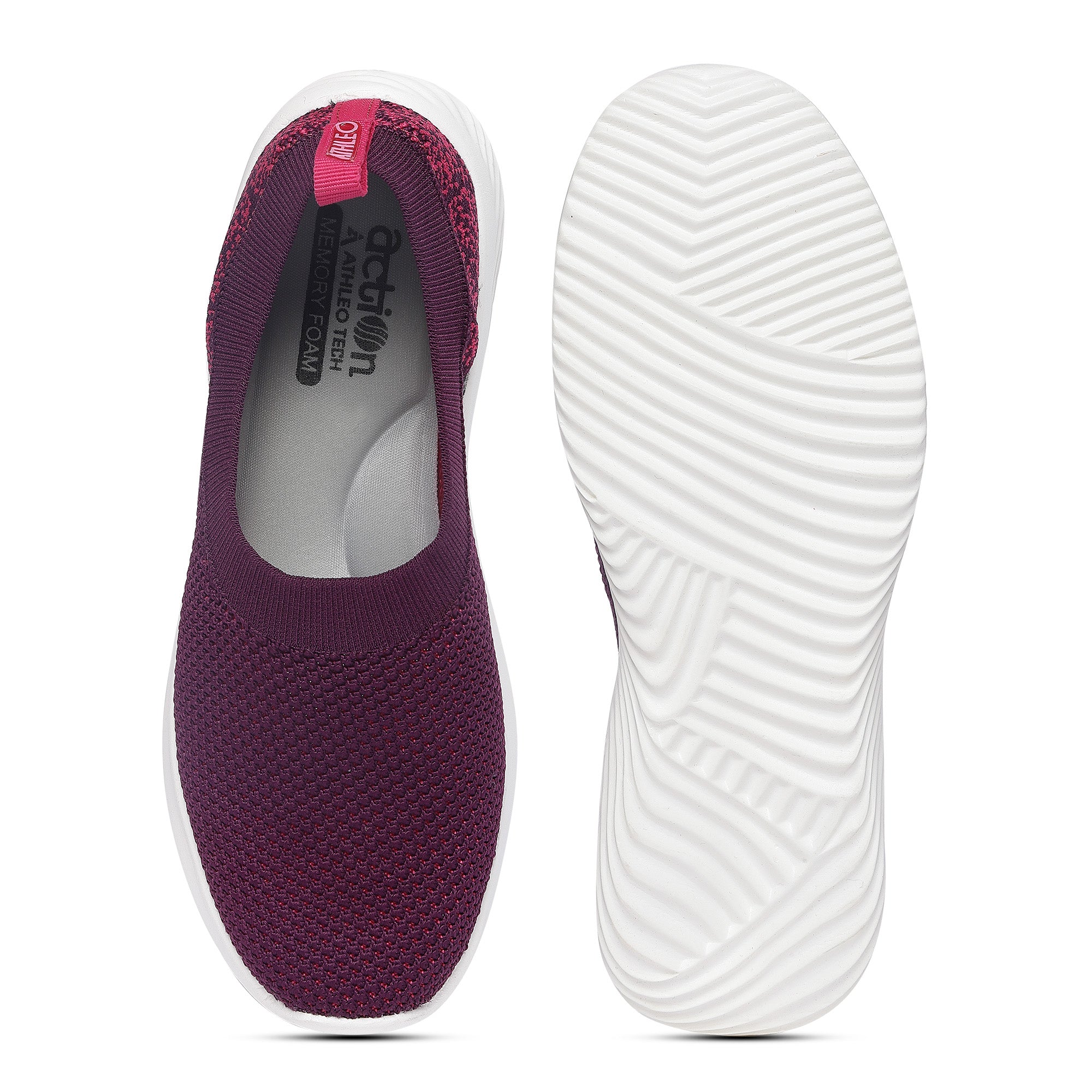 Action Athleo ATL-810 Women's Slip-On Sports Running Shoes
