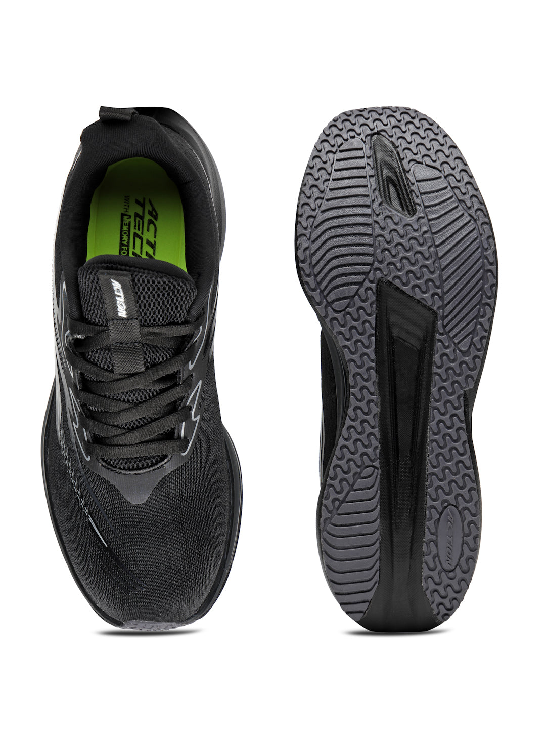 Action Athleo TURBO-2401 Men's Lace-Up Sports Running Shoes