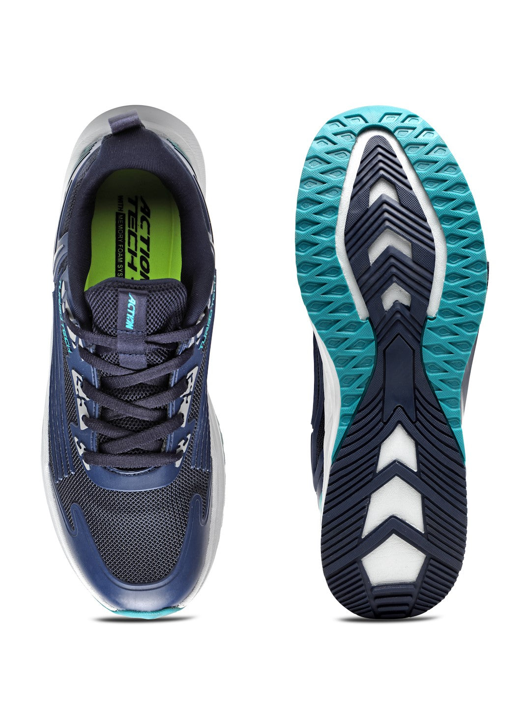 Action Athleo NITRO-804 Men's Lace-Up Sports Running Shoes