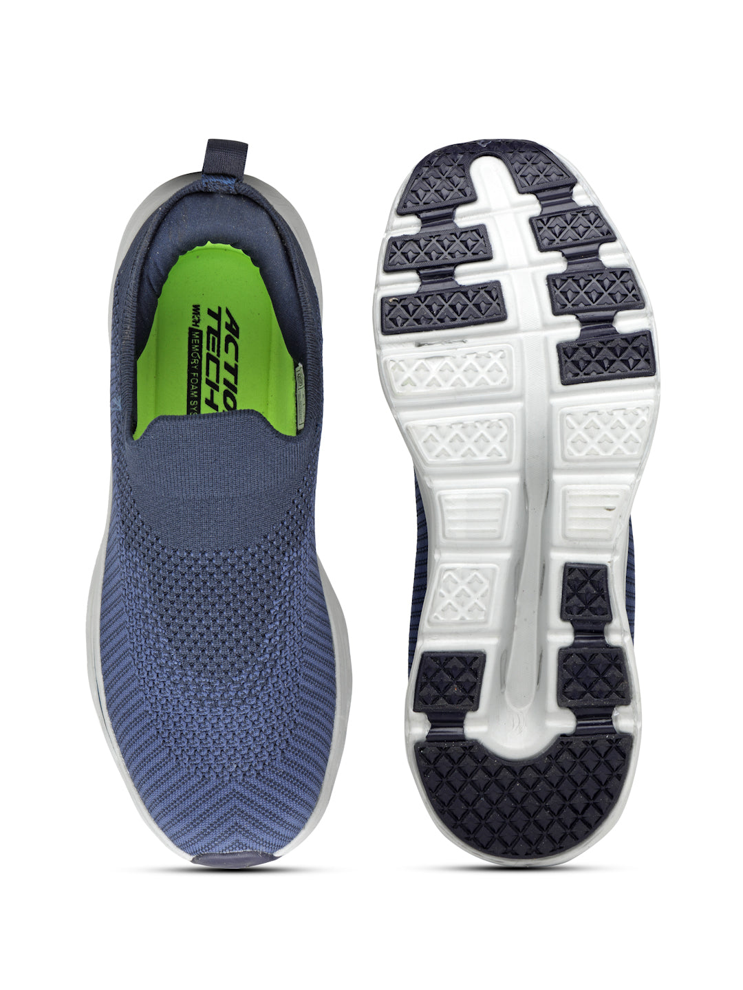 Action Athleo WALKER-1006 Breathable Flexible Lightweight Comfortable Slip-On Sports Walking Shoes For Men