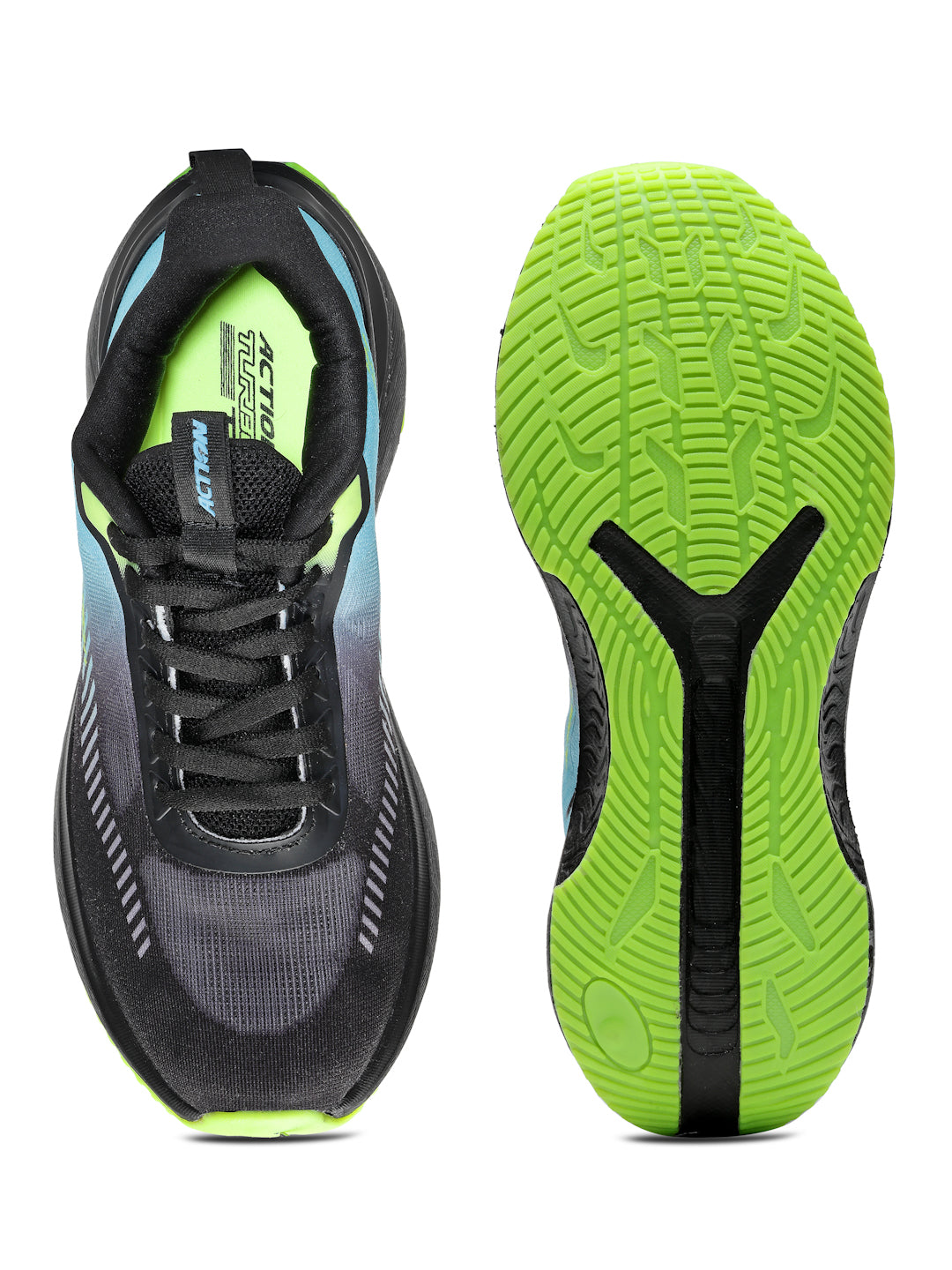 Action Athleo TURBO-1103 Men's Lace-Up Sports Running Shoes