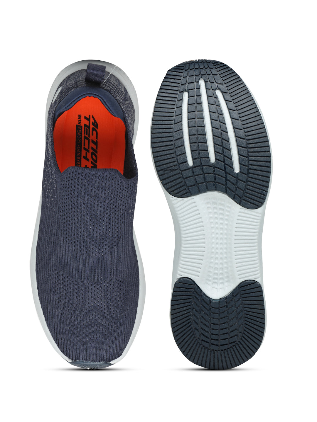 Action Athleo WALKER-1007 Breathable Flexible Lightweight Comfortable Slip-On Sports Walking Shoes For Men