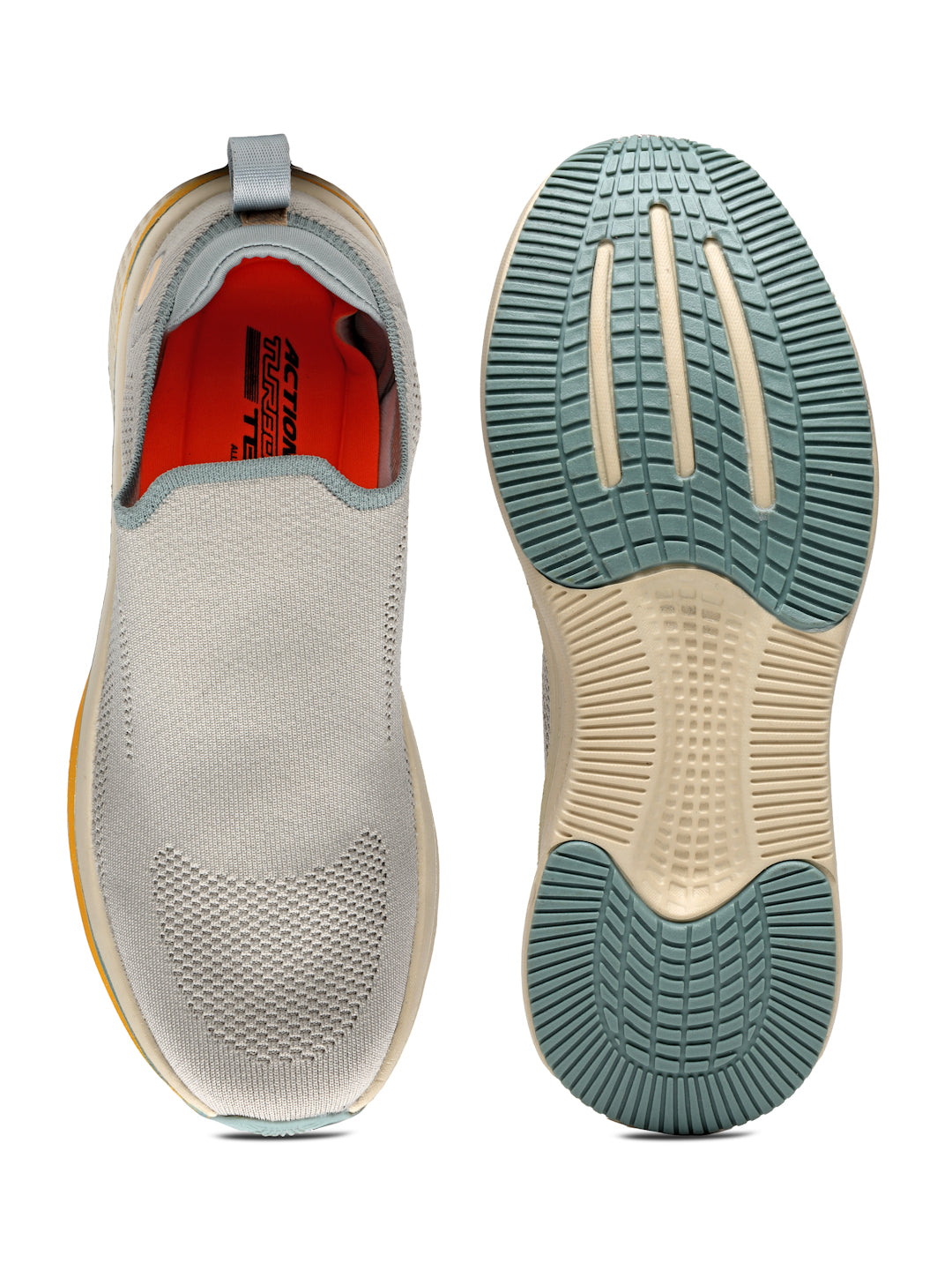 Action WALKER-1002-BEIGE-AQUA Men Sports Shoes